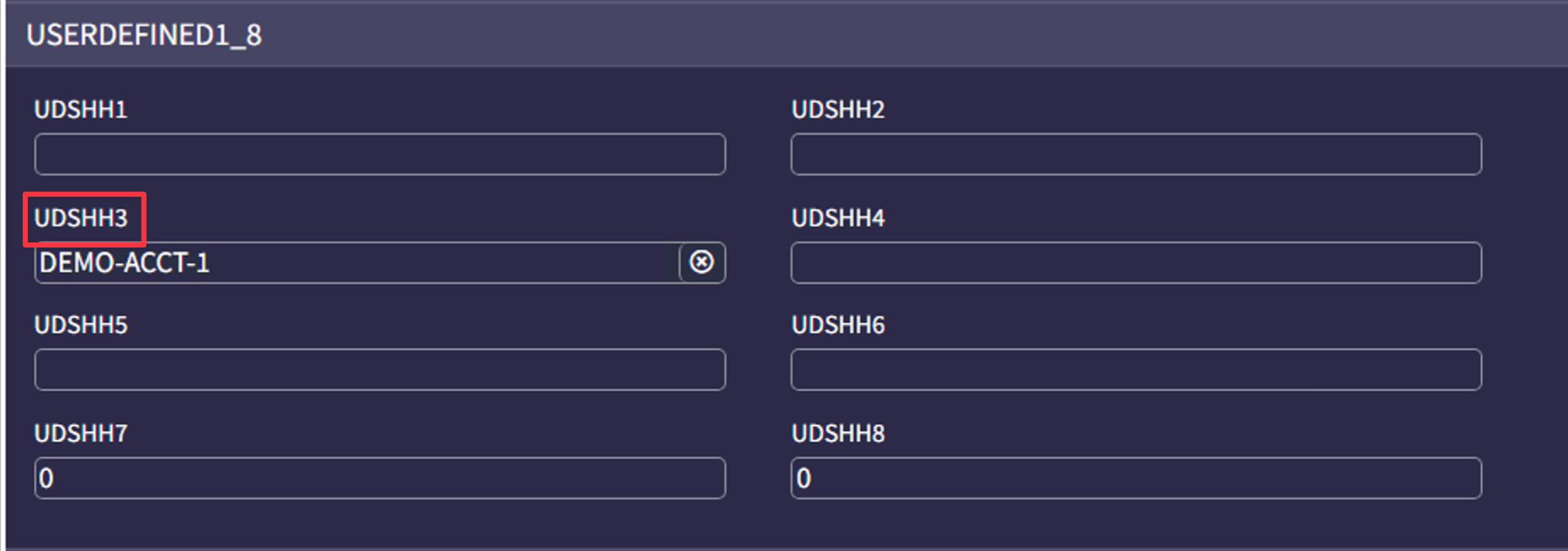 SCALE screen displaying resource keys instead of field labels
